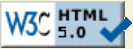 Valid HTML 5